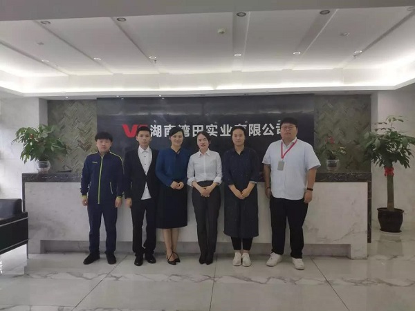 我会走访会员单位湖南湾田、湖南澳联和美、湖南竞为和深圳联讯惠通